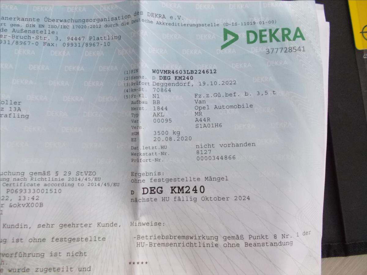 Opel Movano 2,3 CDTi L3H2 6 MÍST DPH TZ 132 kW - foto 43