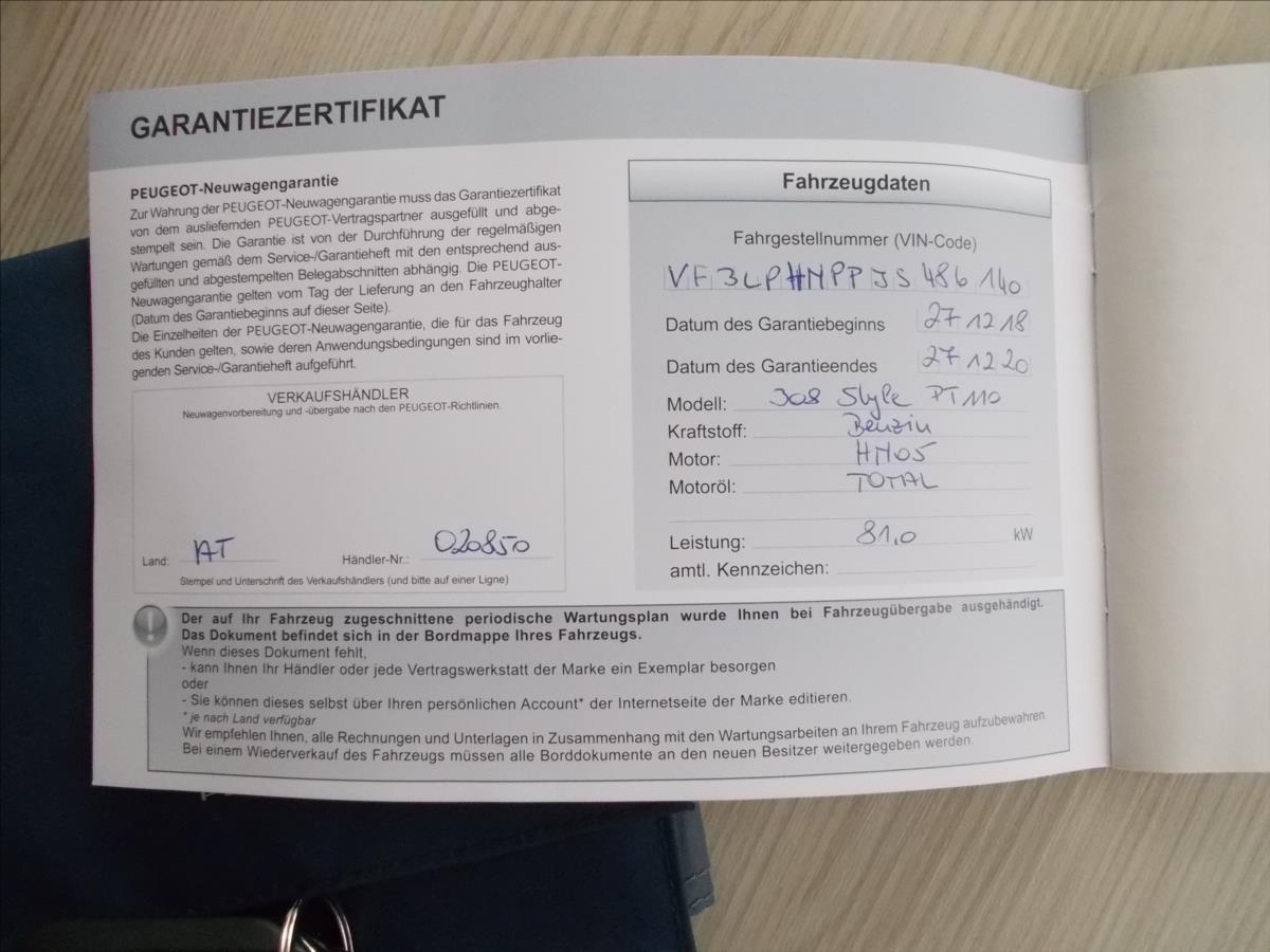 Peugeot 308 1,2 PT STYLE  81 kW NOVÁ STK PĚKNÉ - foto 30