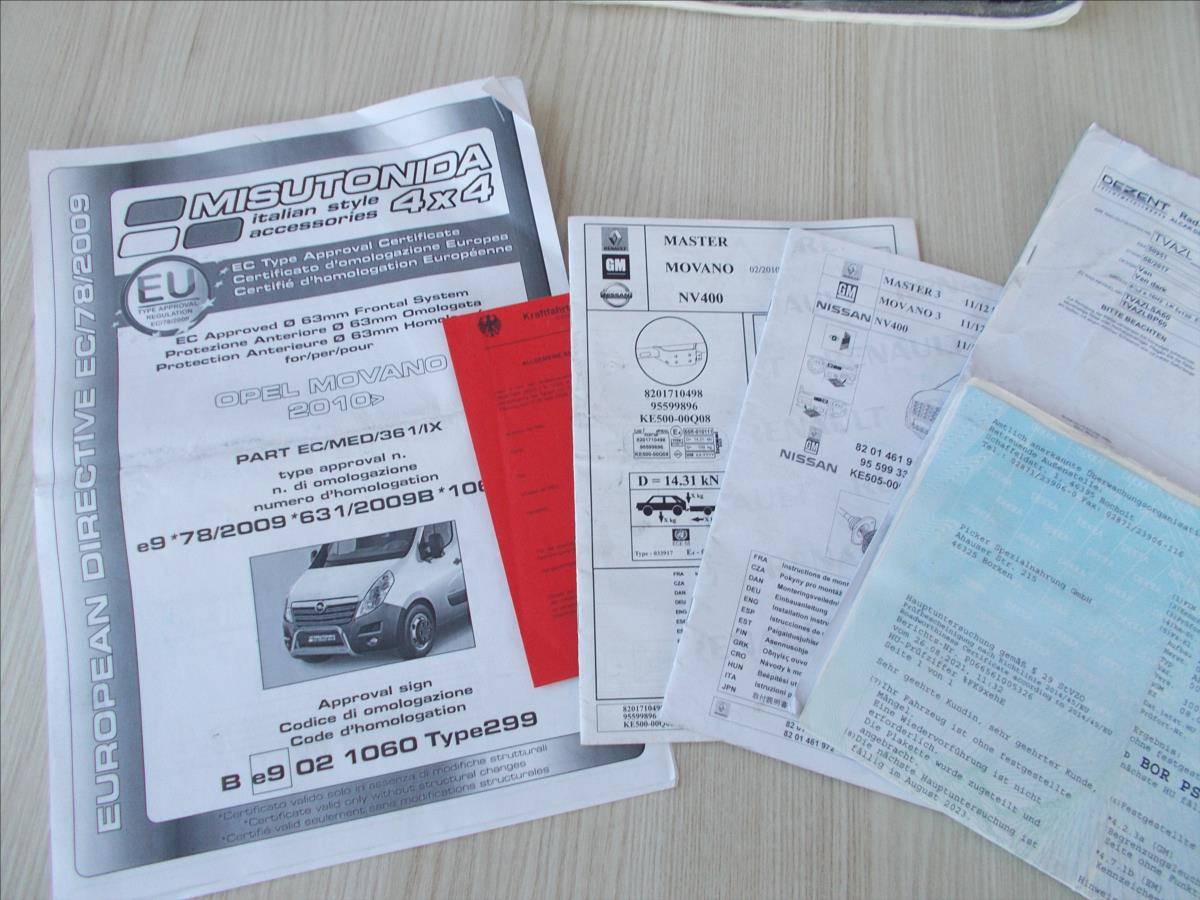 Opel Movano 2,3 BiTURBO DPH 9 MÍST KLIMA NAVI KAMERA TZ - foto 40