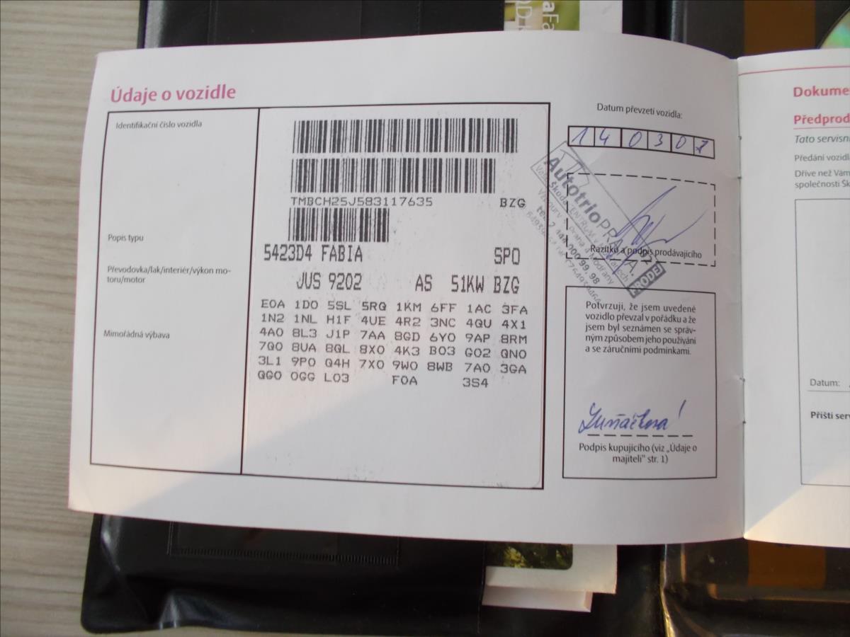 Škoda Fabia 1,2 HTP ČR KLIMA OK  II - foto 32