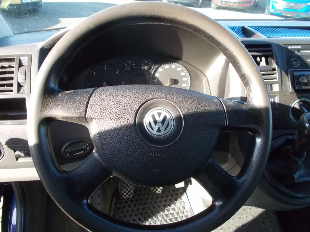 Volkswagen Transporter 1,9 TDI 9 MÍST WEBASTO KLIMA OK TZ NOVÁ STK  T5 - foto 23