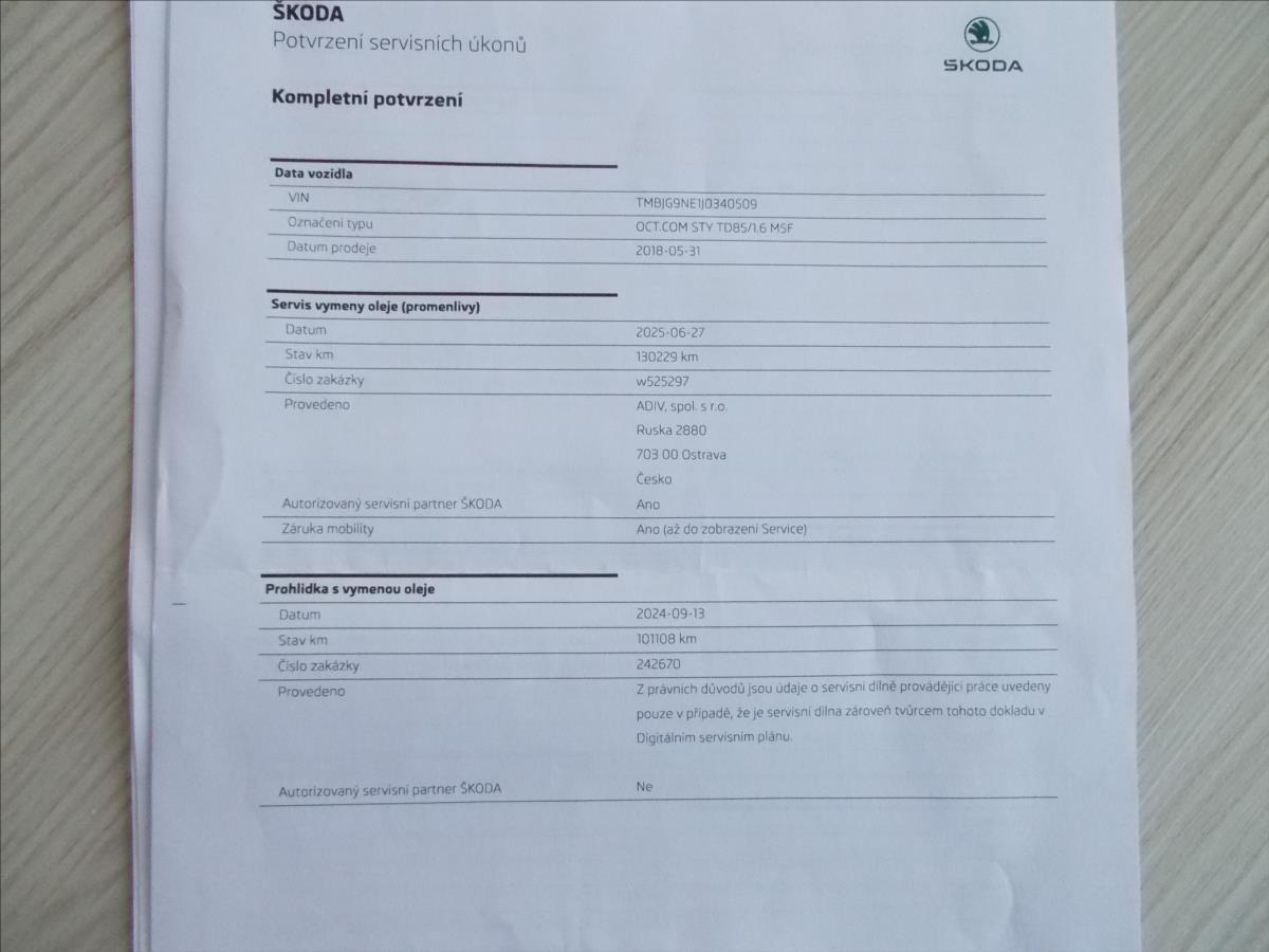Škoda Octavia 1,6 TDI DIGIKLIMA LED ČR DPH  III - foto 33