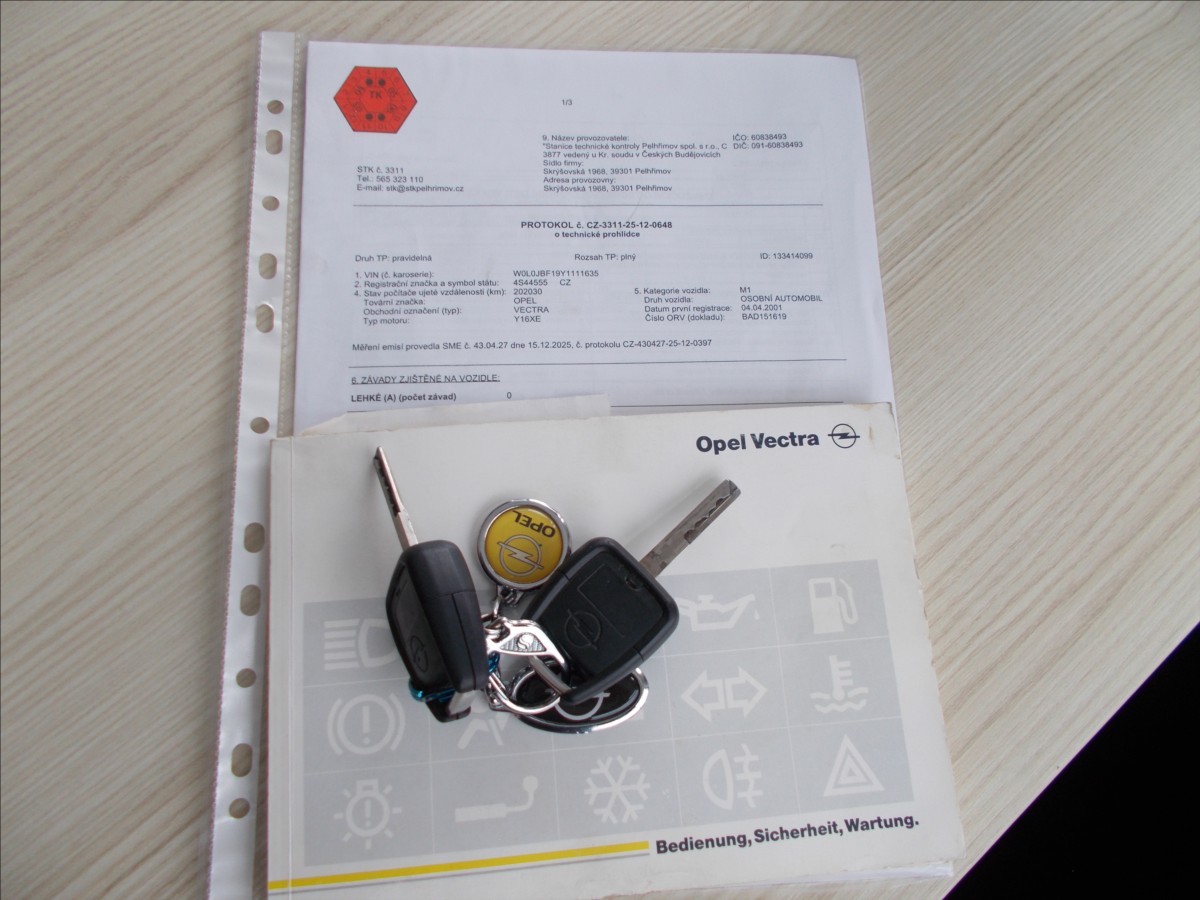 Opel Vectra 1,6 16V KLIMA NOVÁ STK PĚKNÉ - foto 31
